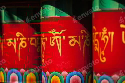 Preview: Buddhist prayer wheels