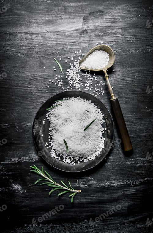 Preview: Salt and branches of rosemary
