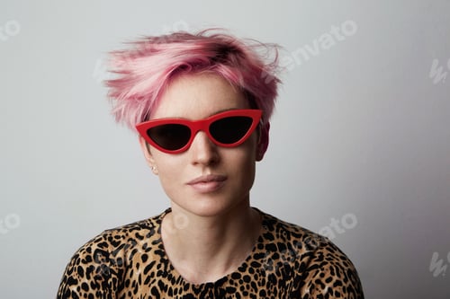 Preview: Fashion Portrait of young Fabulous stylish girl