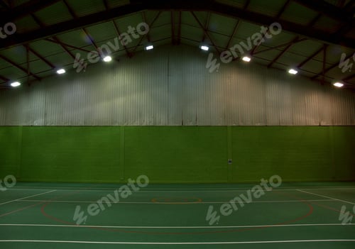 Preview: empty sports hall