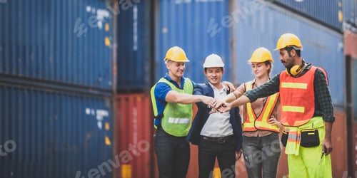 Preview: worker teamwork and partner of foreman, engineer, and businessman working