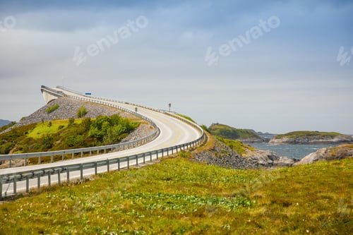 Preview: One of the bridge in Atlantic road in Norway