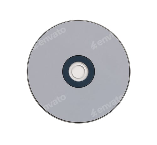 Preview: CD isolated on a white background