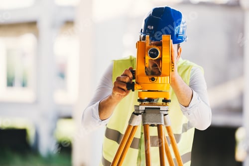 Preview: Picture of construction engineer working on building site