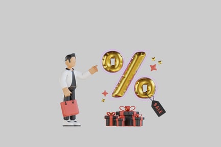 Preview: Retail sale display with gifts
