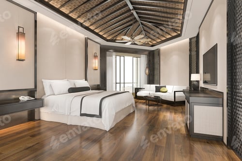 Preview: 3d rendering interior and exterior design