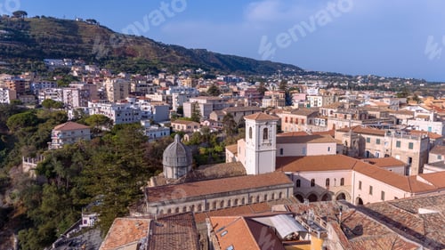 Preview: Aerial view of the beautiful city of Tropea