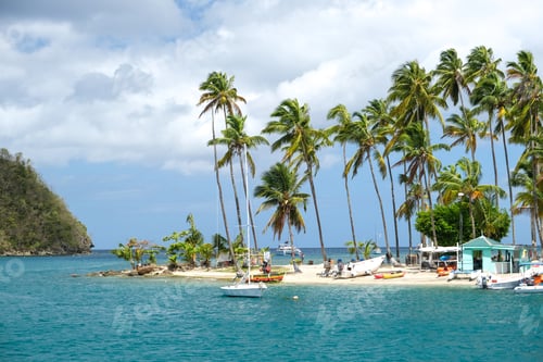Preview: Discover the serene beauty of Saint Lucia idyllic coastline under tropical skies