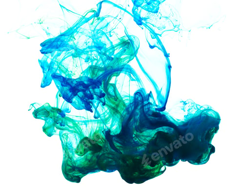 Preview: abstract composition of mixed ink
