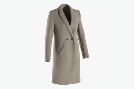 Preview: Double-Breasted Women's Coat
