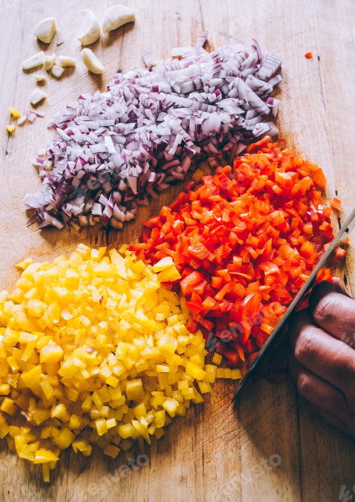 Preview: Chopping vegetables