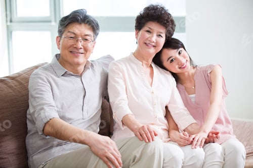 Preview: Happy parents and daughter