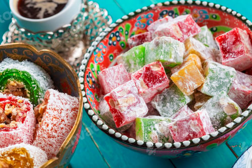 Preview: Turkish delight close up