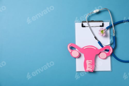 Preview: Women's health and women's healthcare concept with uterus