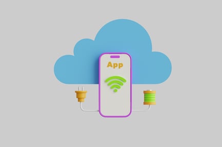 Preview: Fashion application blue cloud connection