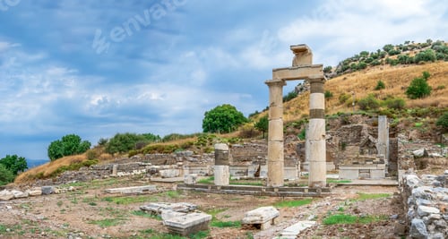 Preview: Prytaneion ruins in the ancient Ephesus, Turkey