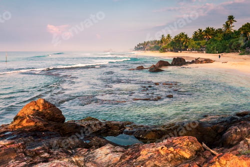 Preview: Midigama Beach, near Weligama on the South Coast of Sri Lanka, Asia