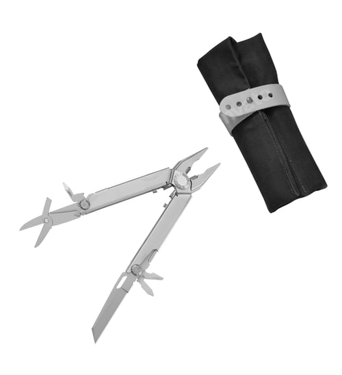 Preview: metallic multitool isolated