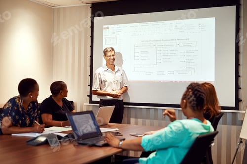 Preview: Discussing the future of the business. Shot of colleagues having a meeting in a modern office.