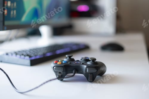 Preview: a game joystick gamepad for playing games, entertainment controller
