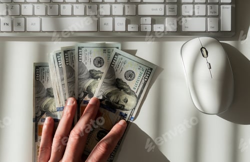 Preview: Shopping and investing online using money via computer