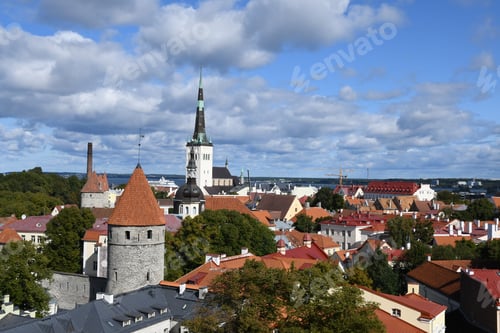 Preview: Beautiful cityscape of Tallinn, Estonia