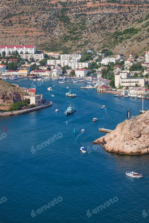 Preview: Balaklava Bay and sailing boats