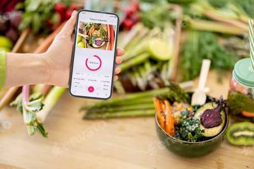 Preview: Mobile application for track calories consumed