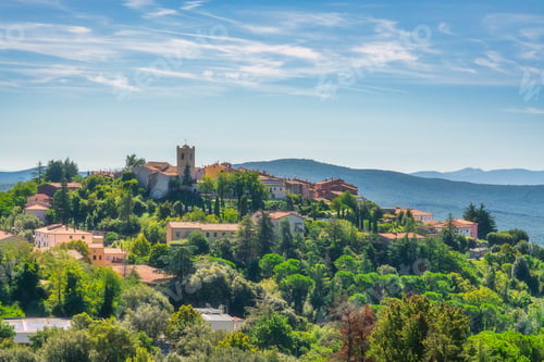 Preview: Panoramic View of Monterotondo Marittimo Village, Tuscany