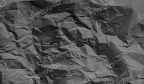 Preview: Black background abstract crumpled paper