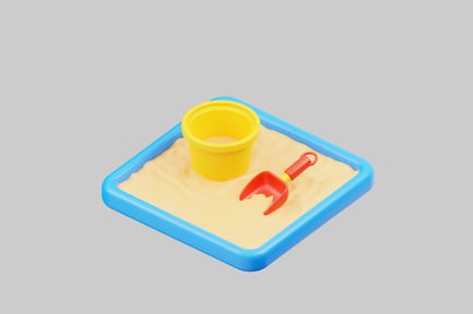 Preview: Sandbox with bucket and shovel