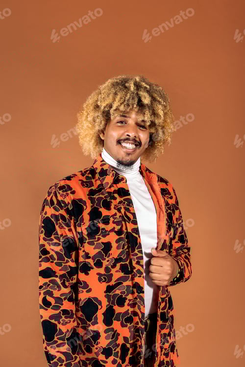 Preview: Happy Afro Man Portrait