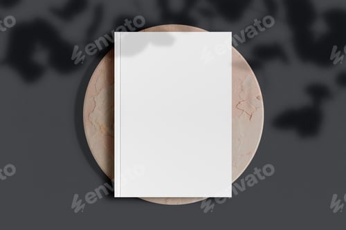 Preview: book, mockup, cover, textbook, realistic