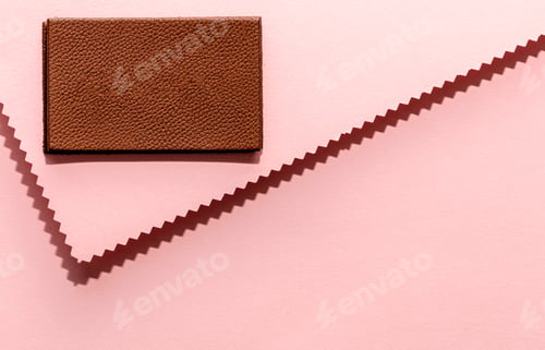 Preview: Natural leather labels for price or advertising