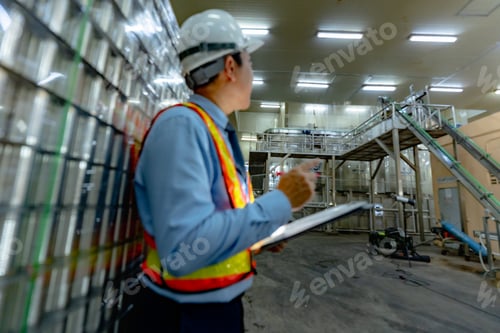 Preview: Asian staff oversee production and inspection in factories.