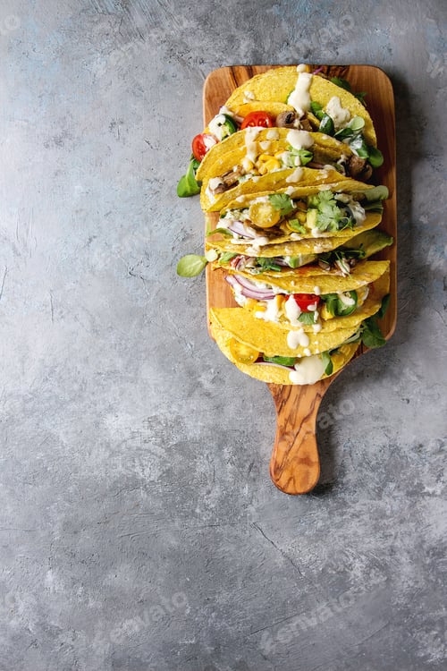 Vista previa: Vegetarian corn tacos