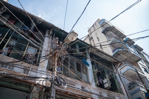 Preview: Messy Electrical Cables in Asia