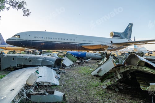 Preview: Disassembled planes in the aircraft graveyard