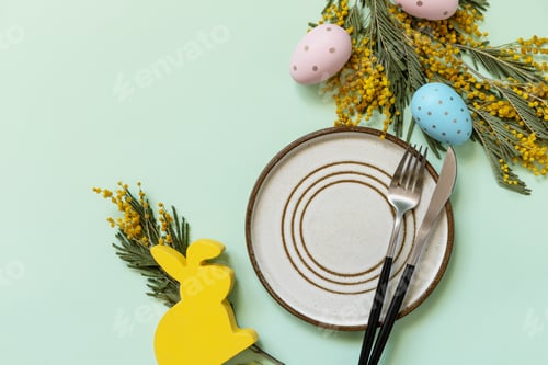 Preview: Easter table setting.