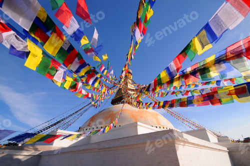 Preview: Boudhanath Stupa in Kathmandu, Nepal, UNESCO World Heritage Site.