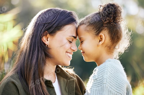 Preview: Lets take in this moment for now. Shot of a young mother and daughter spending time at a park.