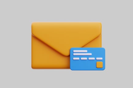 Preview: Envelope with credit card