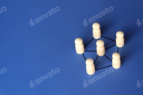 Preview: Connected group of people