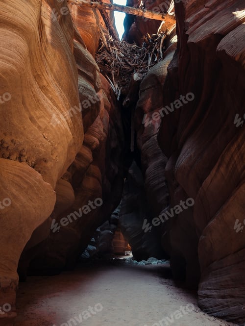 Preview: Exploring Buckskin Gulch Canyon In Utah And Arizona, Usa.