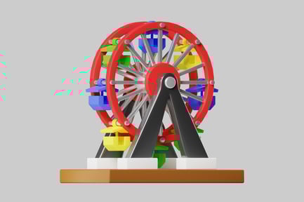 Preview: Colorful ferris wheel toy