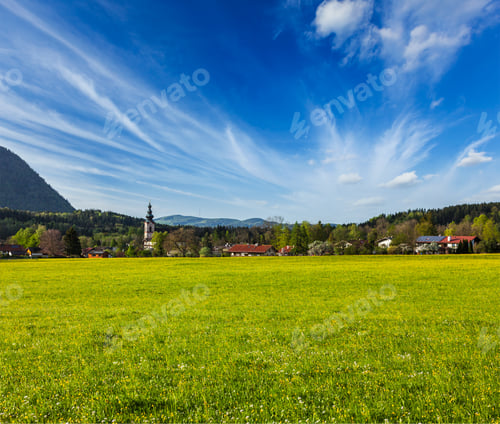 Preview: German countryside and village