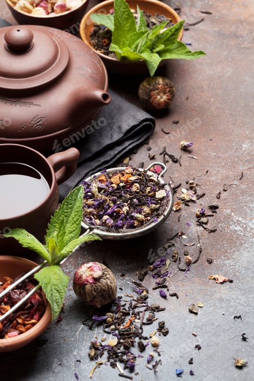 Preview: Herbal and fruit dry teas