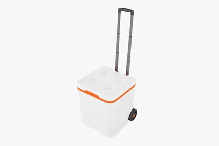 Preview: Portable Ice Chest Roller with Cup Holders