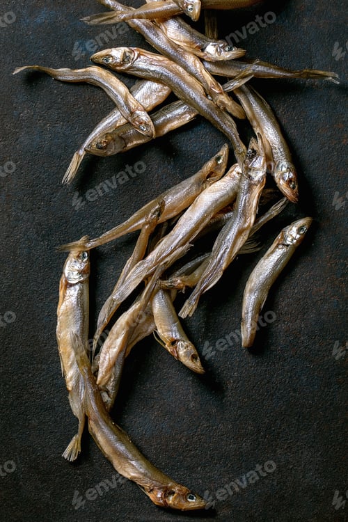 Preview: sun-dried sea fish smelt hamsa anchovy