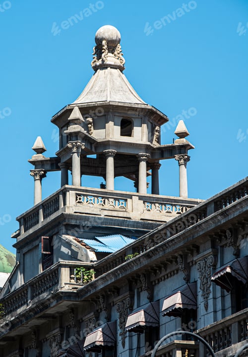 Preview: European style building with ornate details